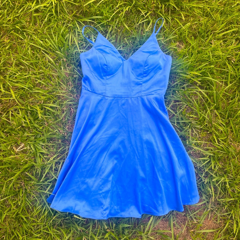 Blue Homcoming dress